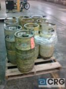 Lot of (10) forklift propane tanks