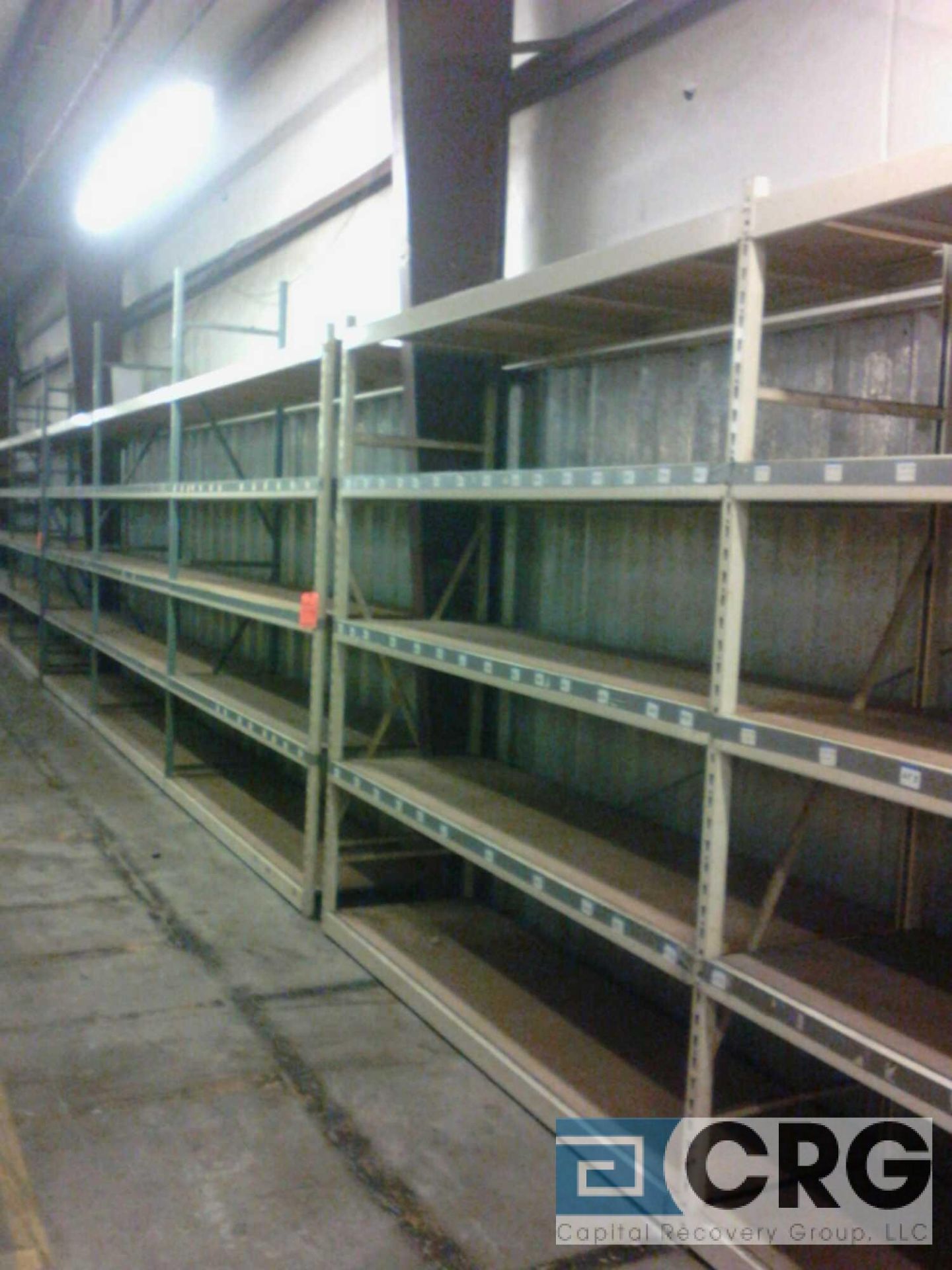 Lot of (12) sections adjustable bulk storage racking, 24" x 8' x 8' tall, 5 levels - Image 3 of 3