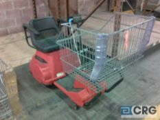 EZ Shopper electric cart with built-in charger