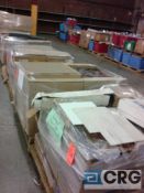 Lot of asst commercial carpet squares and floor tile, includes: over (400) sq yds of 18" x 18" and