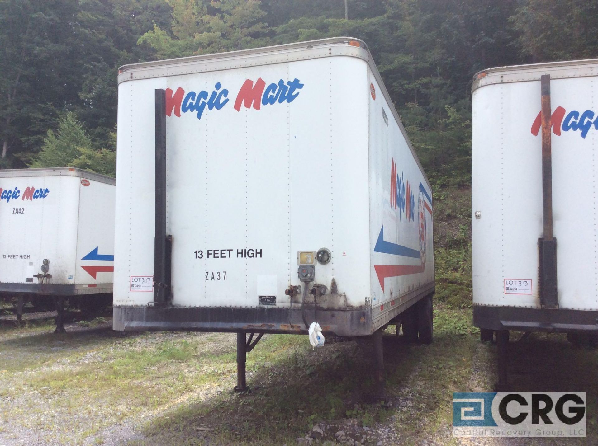 1996 Dorsey 32' S/A trailer, roll up door, VIN #1DTV11G14TA247714, ZA-37 - Image 2 of 3