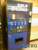 Royal m/n rvdve-650-10 soft drink vending machine, 10-selection, with keys