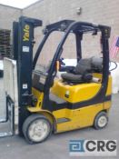 2010 Yale 4500 lb LPG Forklift, 8120 hrs m/n GLC050VXNVSE083, s/n A910V07535D 189" lift, 3-stage