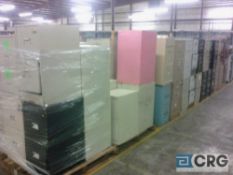 Lot of (78) asst filing cabinets