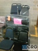Lot of (133) asst stacking chairs