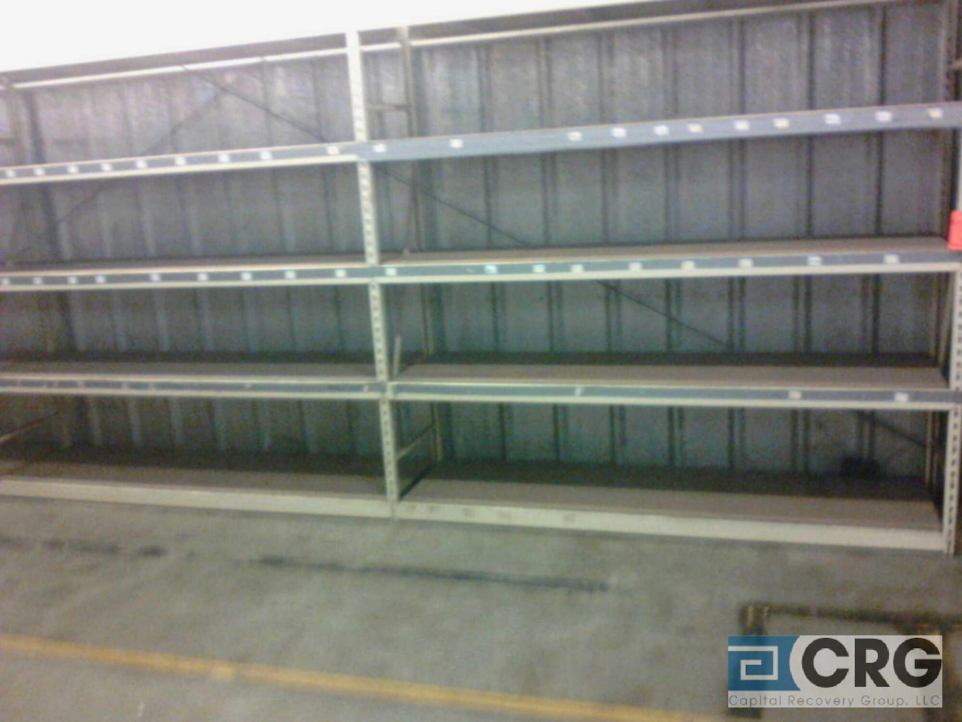 Lot of (12) sections adjustable bulk storage racking, 24" x 8' x 8' tall, 5 levels - Image 2 of 3