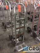 Lot of (2) Magliner 500 lb cap 2- wheel solid tire hand trucks