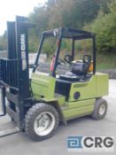 1999 Clark 5000 lb LPG Forklift, m/n GPX230, s/n GPX230-1720-7170KOF, 2 stage mast, 123" lift,