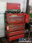 Snap-on 2-tier portable tool chest with contents - loaded with tools!