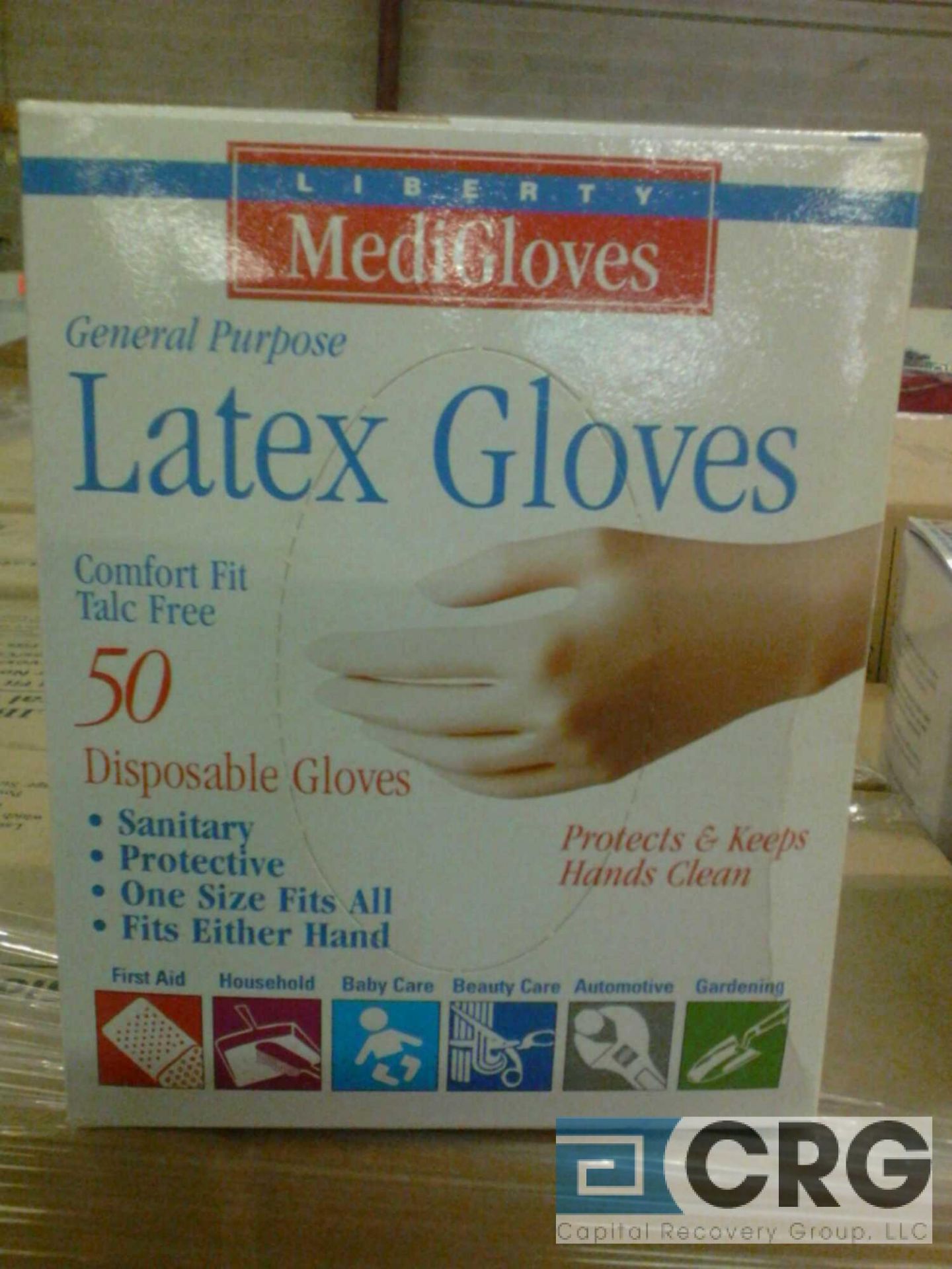 Lot of (67+) cases of disposable latex gloves, (12) boxes per case/50 gloves per box - Image 2 of 2