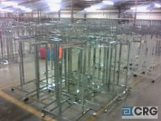 Entirety of garment racks and fixture accessories, lots 497 thru 525 - includes (460+) garment