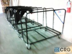 Lot of (4) mattress moving carts