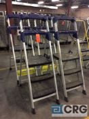 Lot of (4) Werner 3' step ladders