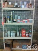 Lot of asst truck air filters and oil filters - includes stock rack