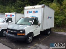 2005 CHEVROLET 12' box truck vin # 1GBHG31U351229733, 95,076 miles, AT, 6.0 litre engine, S/A,