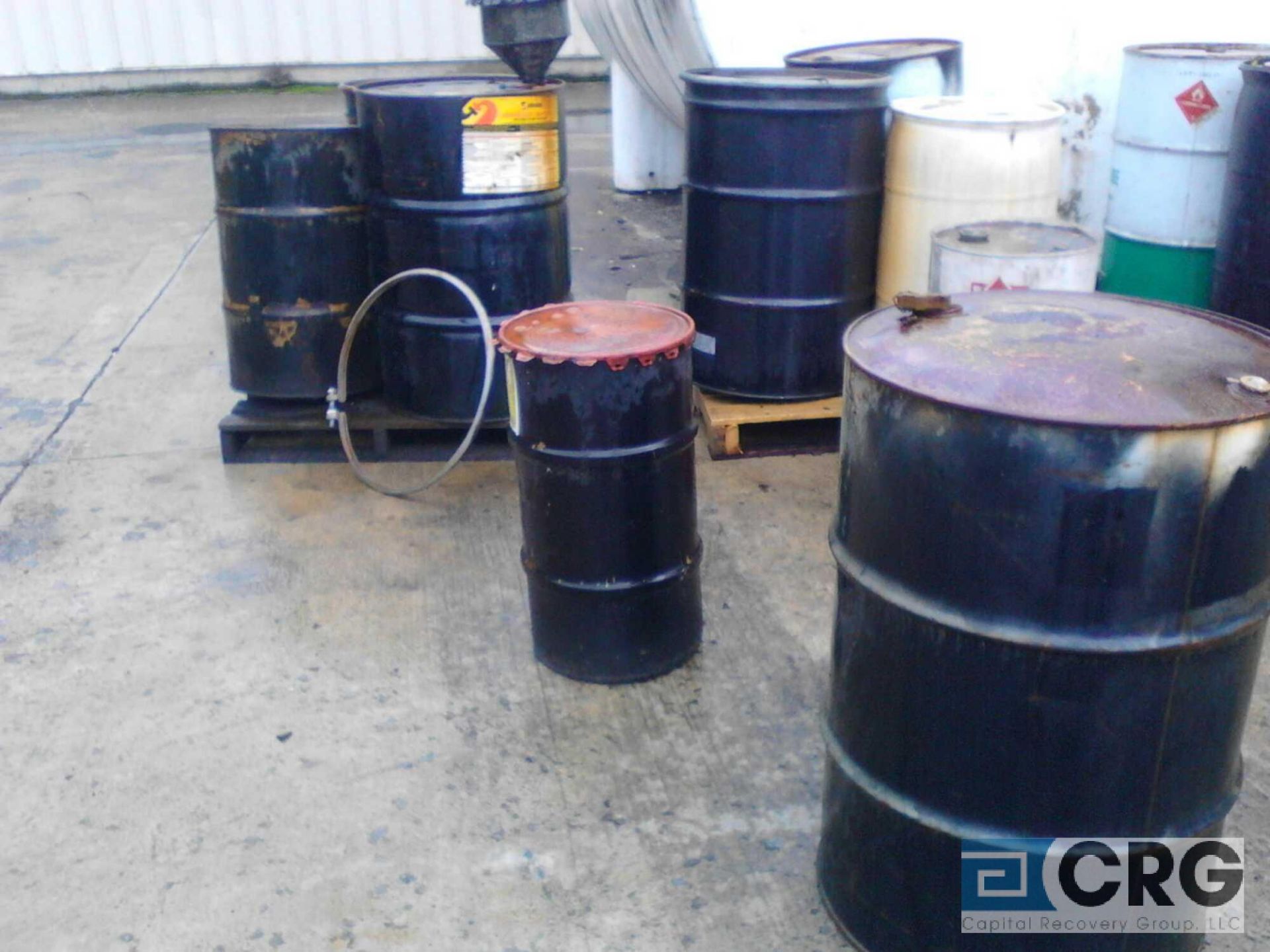 Lot of (14+/-) barrels of asst waste oil/burnable fluids - Image 2 of 2