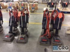 Lot of (8) Hoover upright commercial vacs