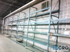 Lot of (10) sections of bulk storage racking, 4-5 levels per section - (5) sections 30" x 8.5' x 12'