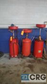 Lot of (3) assorted oil recovery tanks, with oil.( buyer may leave oil behind, provided it is