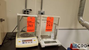 (2) Digital lab analytical balances including (1) Sartoriuous TE2145S, and (1) Mettler AT261