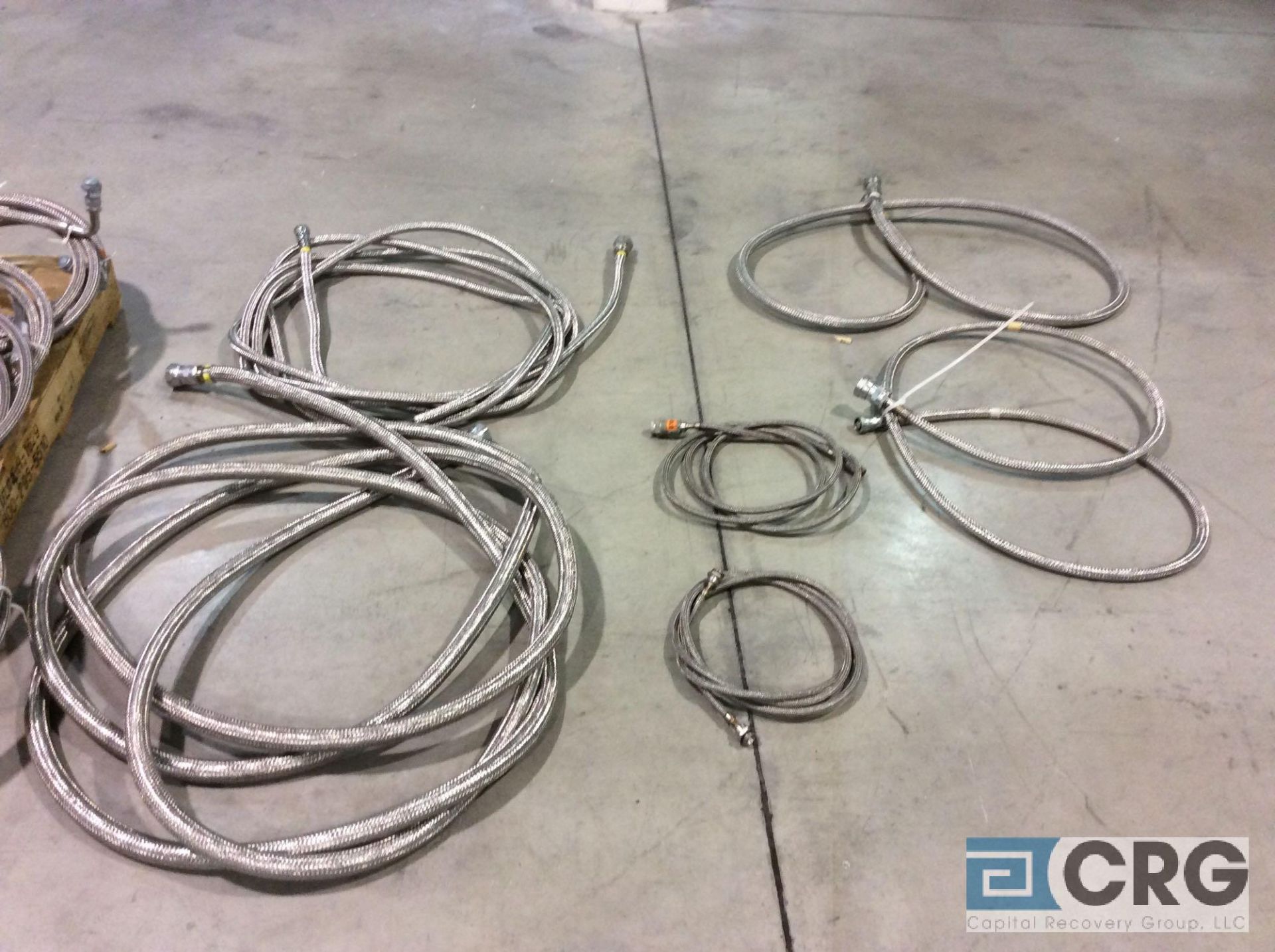 Lot of twelve assorted SS hoses. - Image 2 of 2