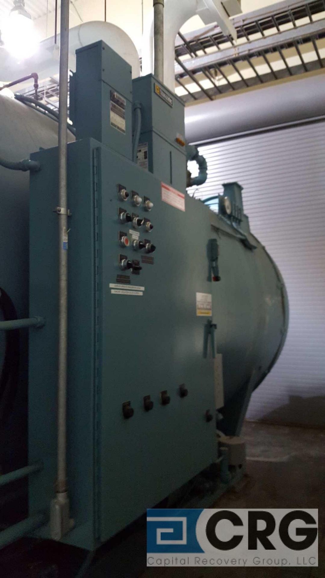 2001 Cleaver-Brooks CB 200/600-125 CLE 600 HP packaged dual fuel hot water boiler, Low Nox burners - Image 3 of 10