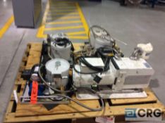 Lot including (1) Leybold Trivac 25B Vacuum pump, (1) OF-1000 single canister oil filer system, and