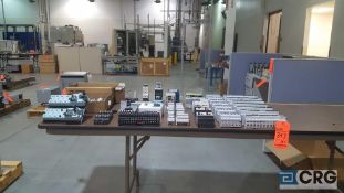 Lot of assorted circuit breakers and accessories, etc.