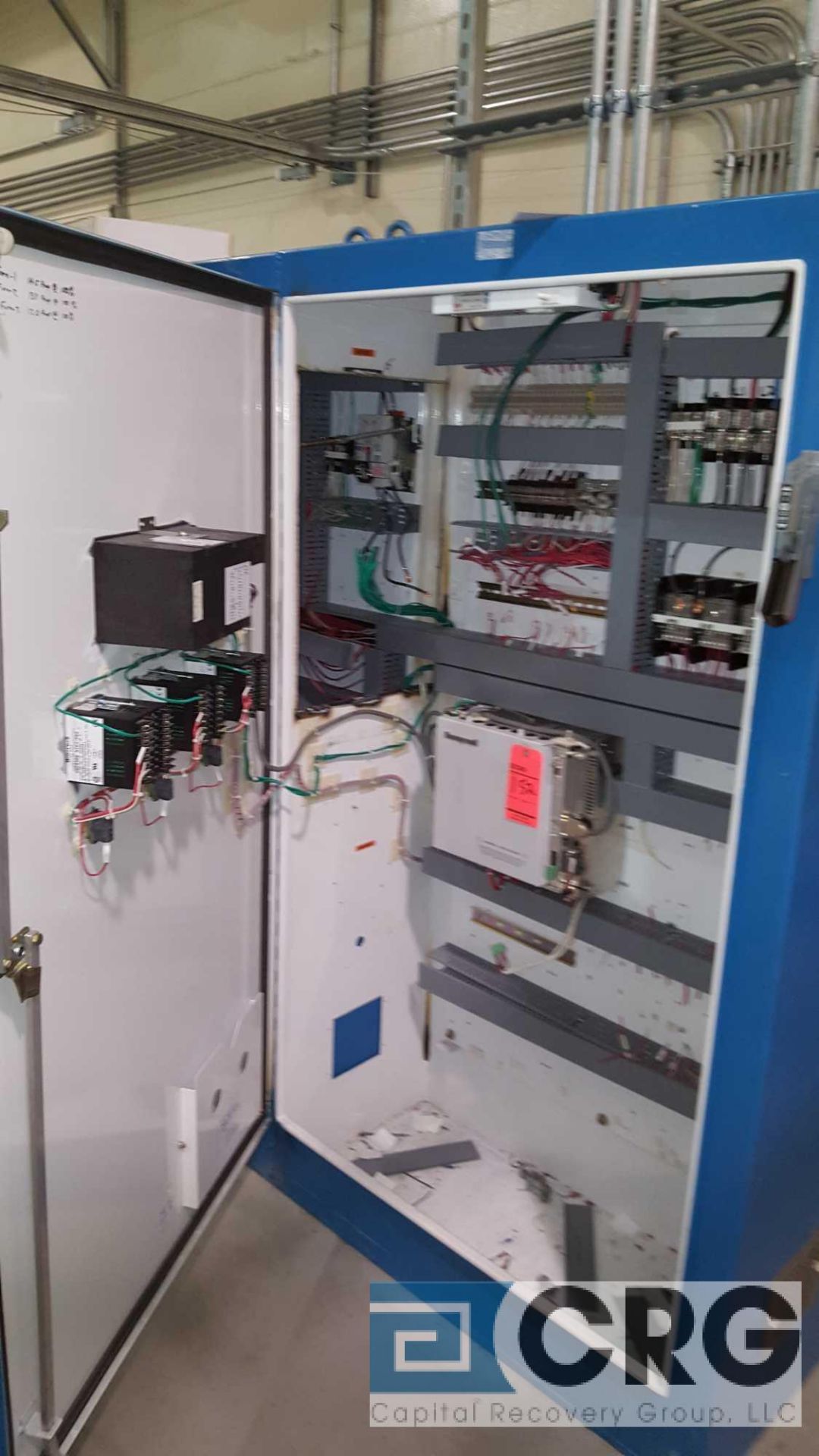 Lot of (3) assorted control cabinets, with assorted Honeywell PLC Furnace controls - Image 3 of 9