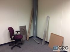 Lot of assorted office furnishings, contents of three rooms on the ground floor, and three rooms