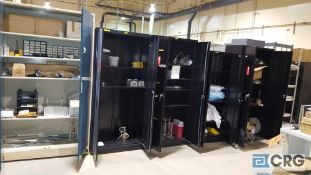 Lot of assorted parts and supplies, etc. with (5) assorted cabinets.