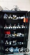 Lot of assorted gas valves and gauges, etc.