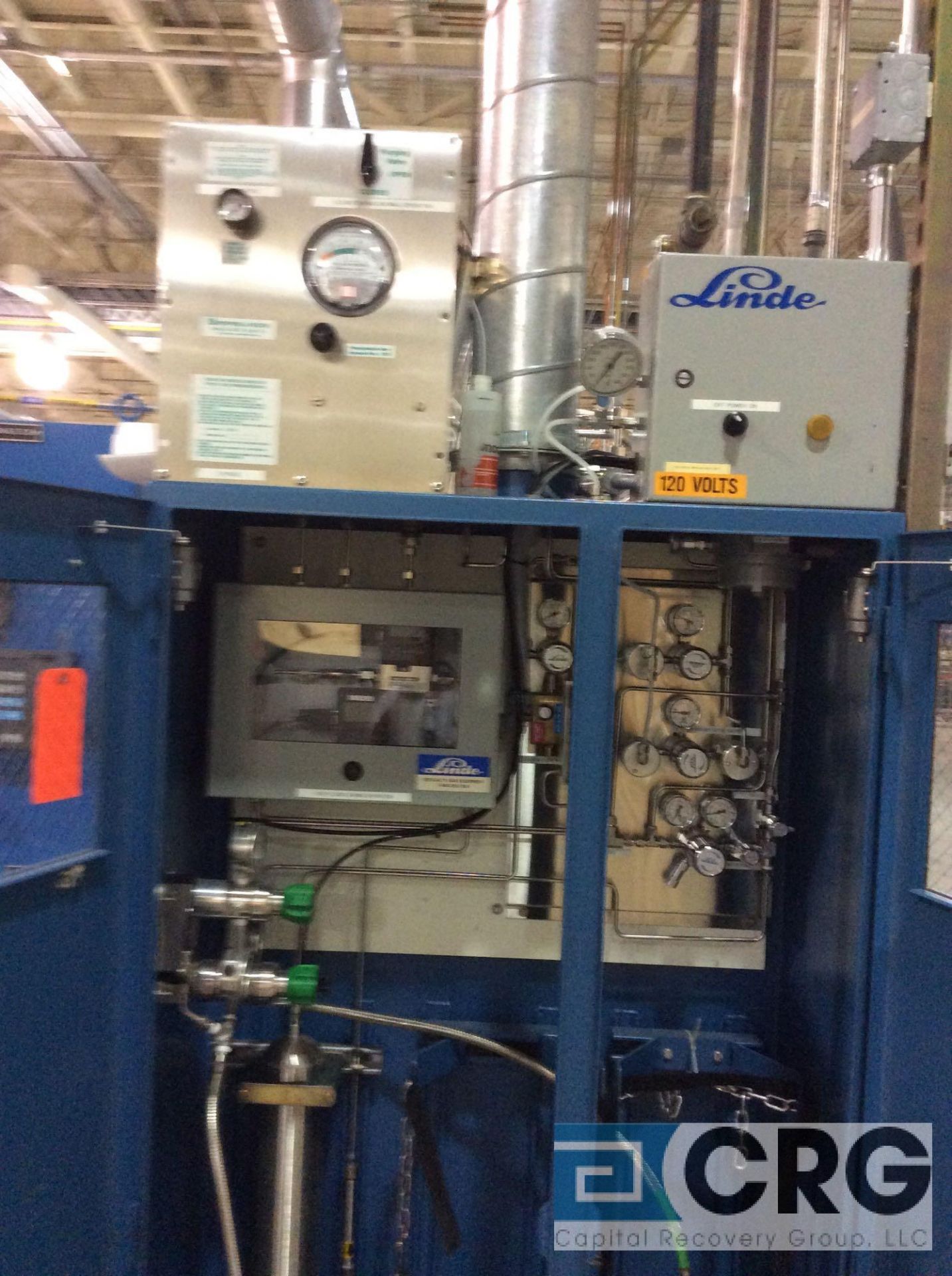 (2) L & L Special Furnace Co TBU 848 tube furnaces, 8 zone each , with PLC controls, (1) Linde multi - Image 3 of 17