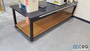 Lot of assorted work tables, no contents.