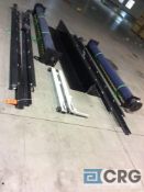 Lot of two assorted roll up doors.
