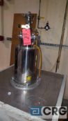 (1) stainless steel test chamber