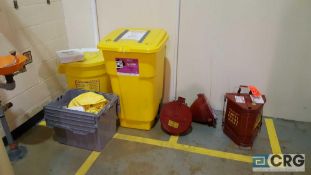 Lot includes a Solution Lab Spill Station, mercury spill control station, safety suit, and (3)