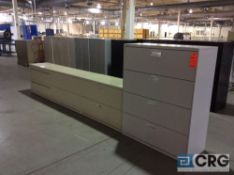 Lot of assorted metal, lateral file cabinets.