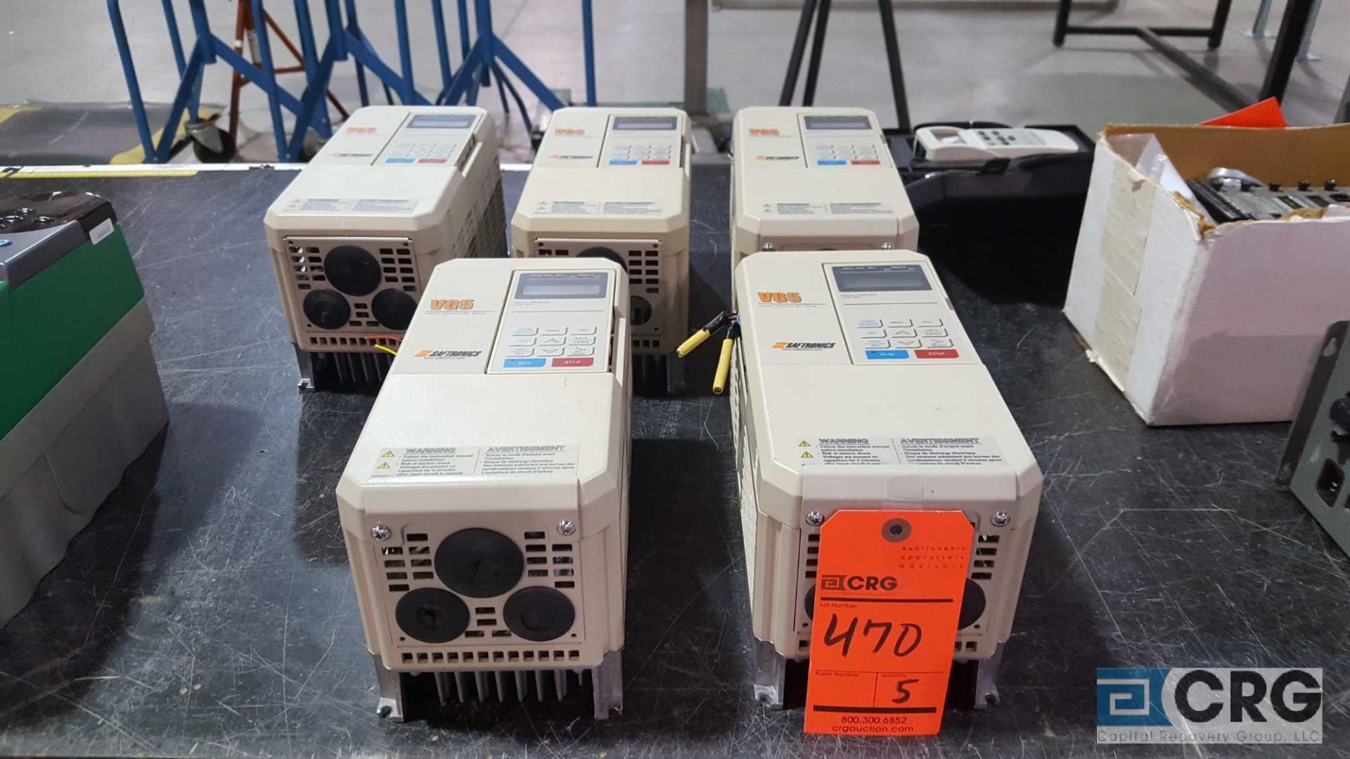 Lot of five Safetronics VG5 Vector-Control AC Drives