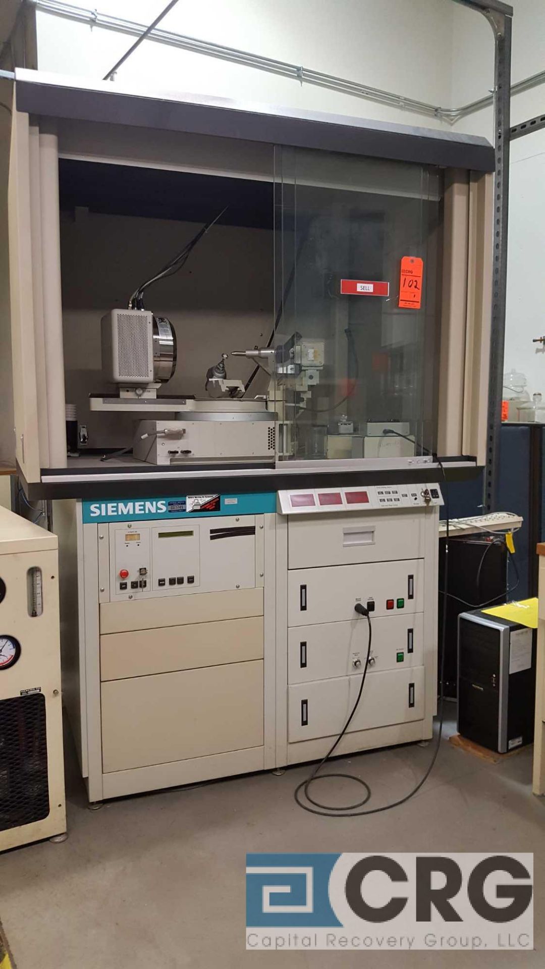 Siemens/Bruker D5000-x-ray-diffractometer with GADDS including Kristalloflex 760 X-ray generator,