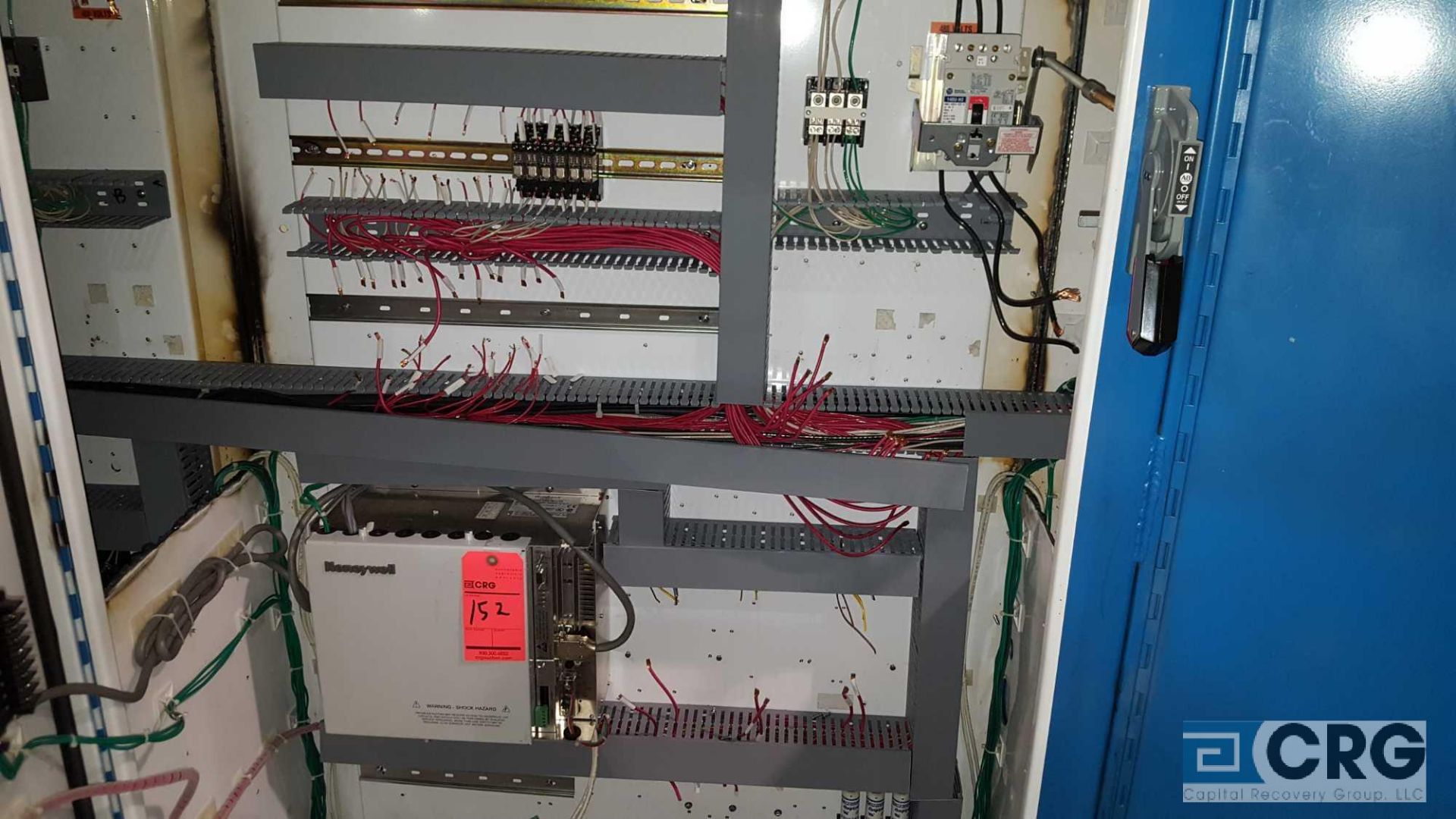 Lot of (3) assorted control cabinets, with assorted Honeywell PLC Furnace controls - Image 8 of 9