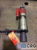 Lot of (2) Mountz HD pneumatic torque multipliers with assorted sockets, tooling, and balancer