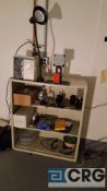 Lot of assorted lab supplies, with cabinets, Lot of assorted lab glassware and supplies, etc. with