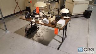 Lot of assorted lab cabinets and furniture, etc.