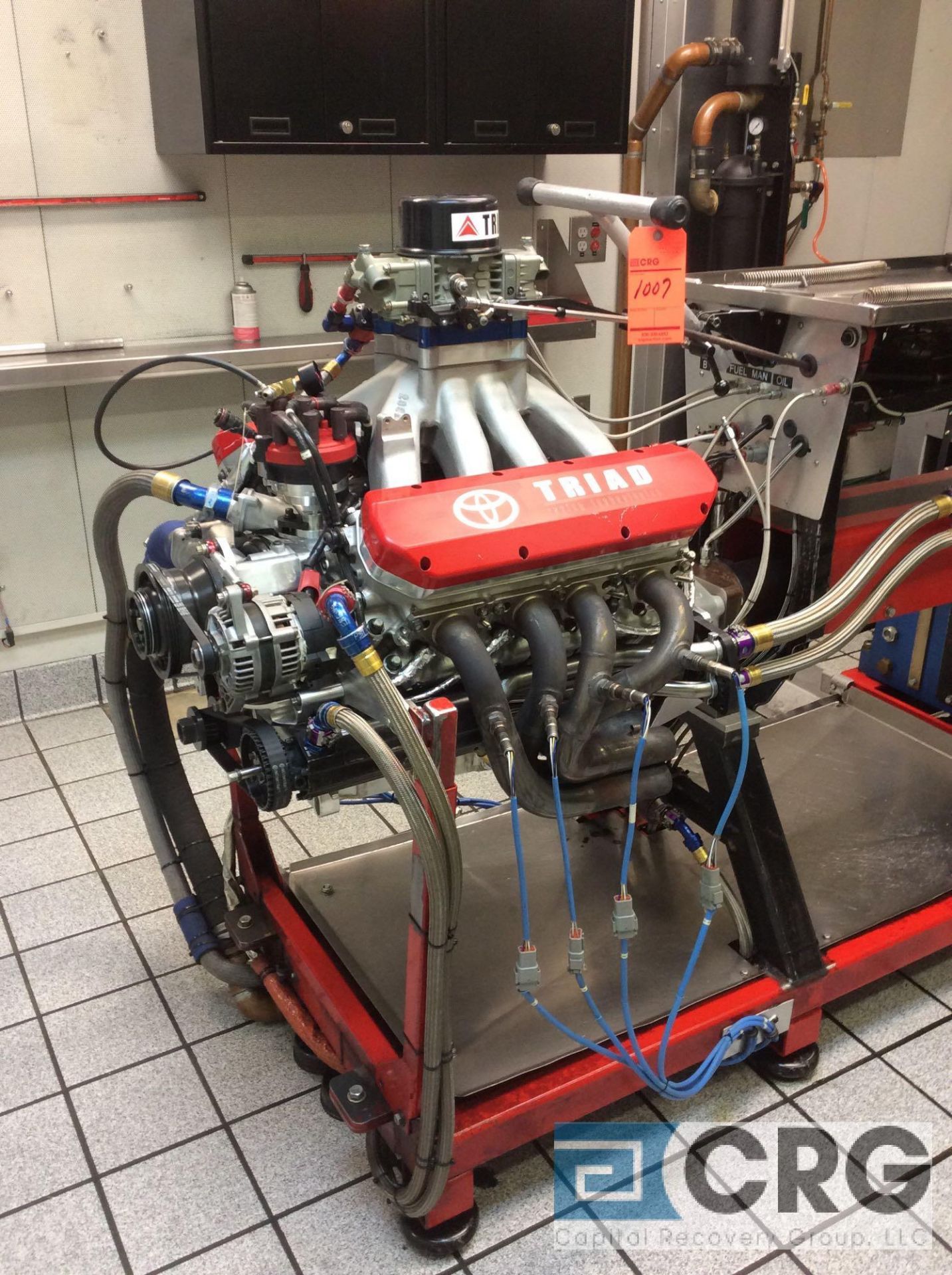 6312 Triad Racing engine, 0 miles (ENGINE ON DYNO 1 LOT 304)