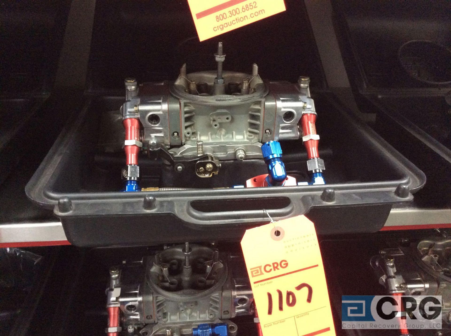 Holley racing carburetor with case