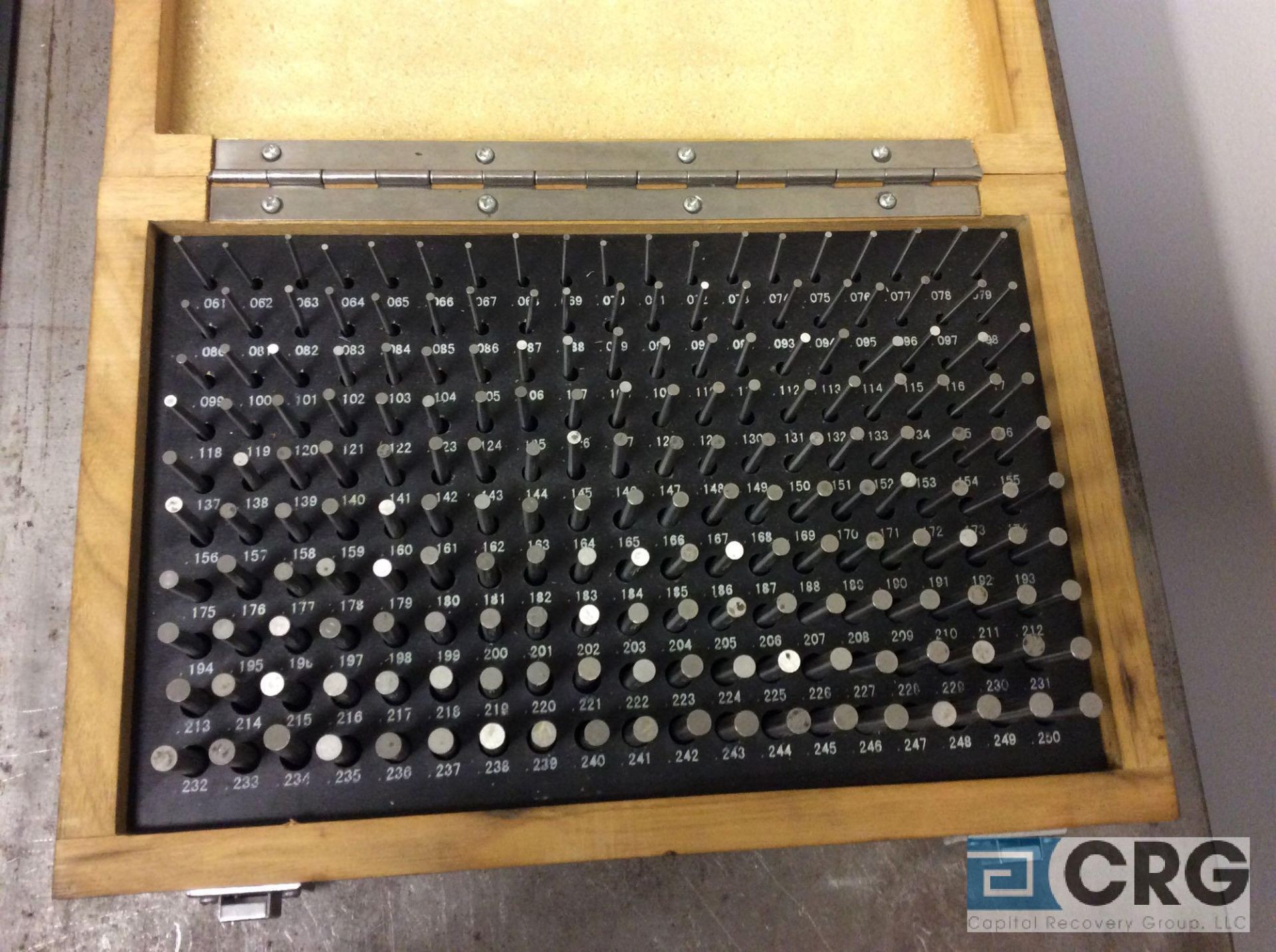 Lot of (2) pin gage sets including M2 minus .251-.500 and M1 minus .061-.250 - Image 3 of 3