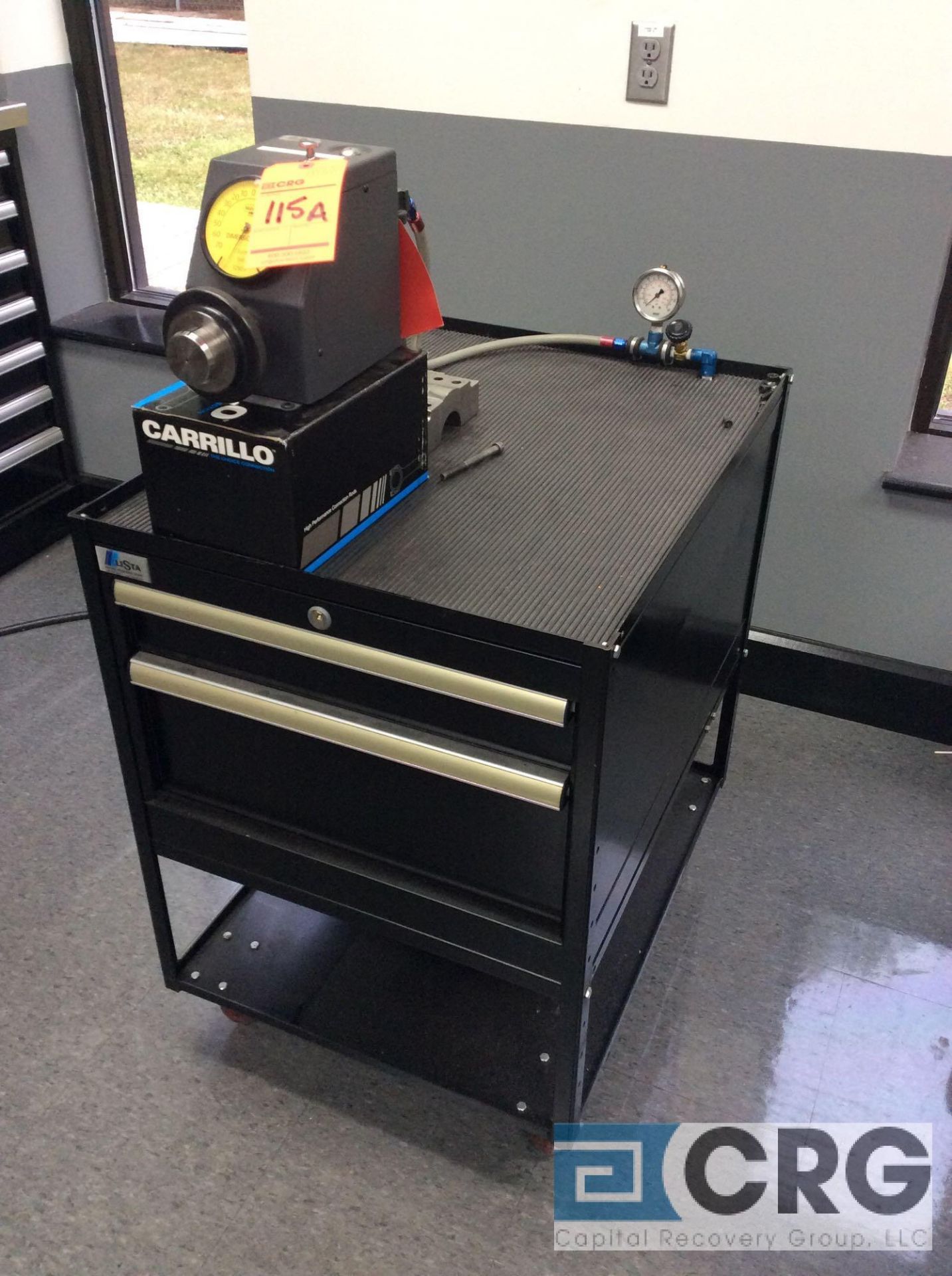 Rod bearing clearance machine with Mahr Federal Dimension Air gage and asst ring gages (LOCATED IN