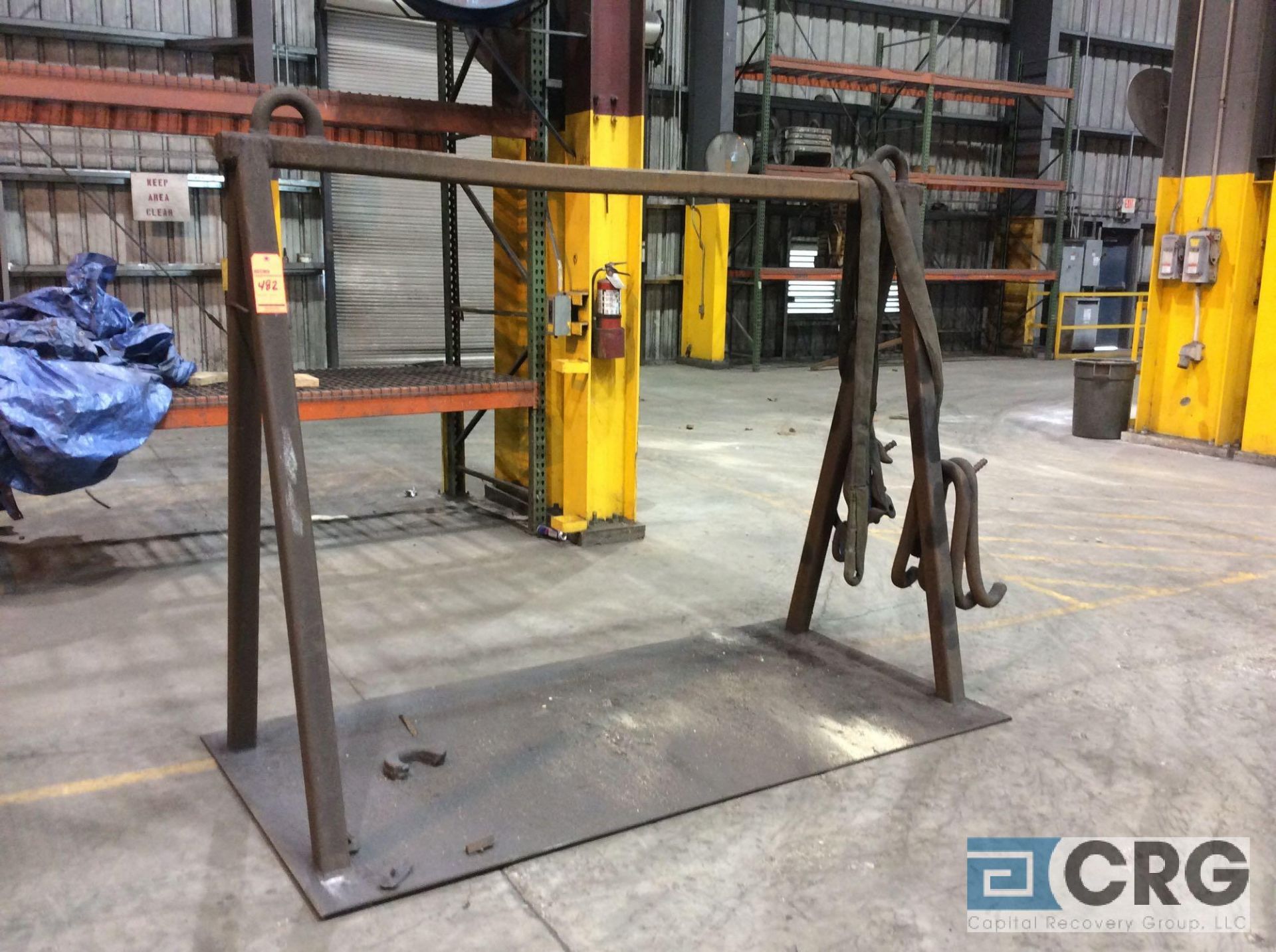 6’ heavy steel lifting chain rack
