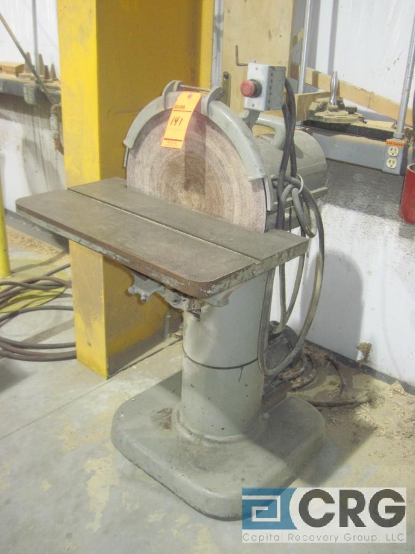 20" diameter pedestal edge sander, 230 volt, 3 phase